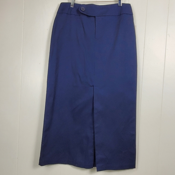 NWT Alanni Blue pencil skirt with slit size 10 - Picture 10 of 10